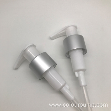 24mm Aluminium Cosmetic Lotion Soap Dispenser Pump